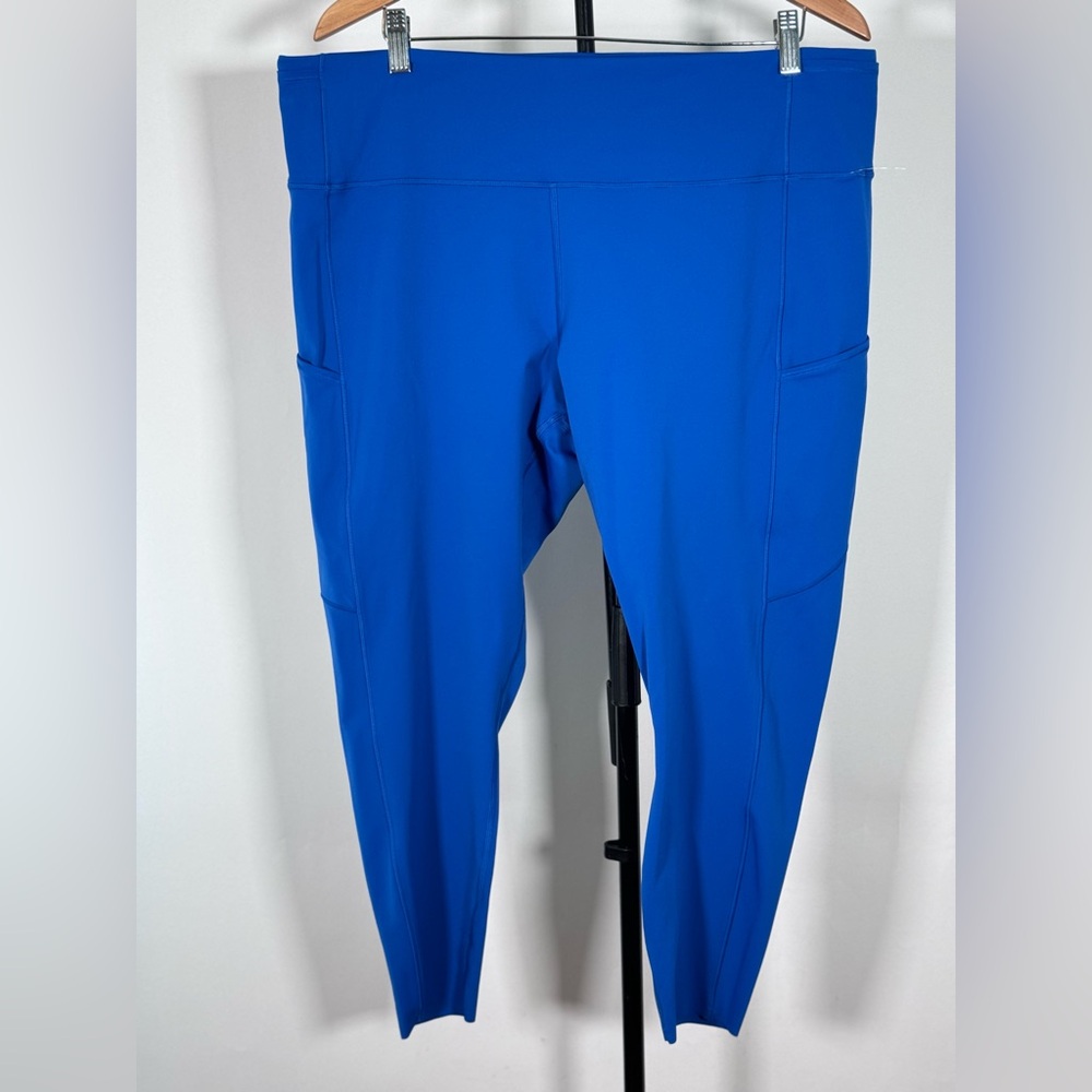 NWOT Lululemon Fast and Free High-Rise Tight 25" *Nulux Symphony Blue